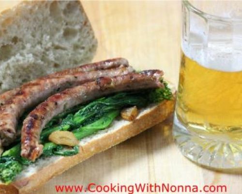 Sausage and Broccoli Rabe Hero